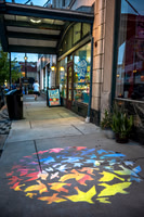 Sidewalk Art Lighting Installation 250725 001_Schisler