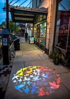 Sidewalk Art Lighting Installation 250725 003_Schisler